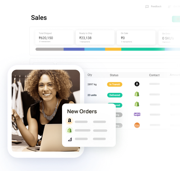 accept online orders from all online stores in one place