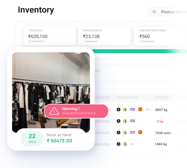 manage granular level bills of material when making products