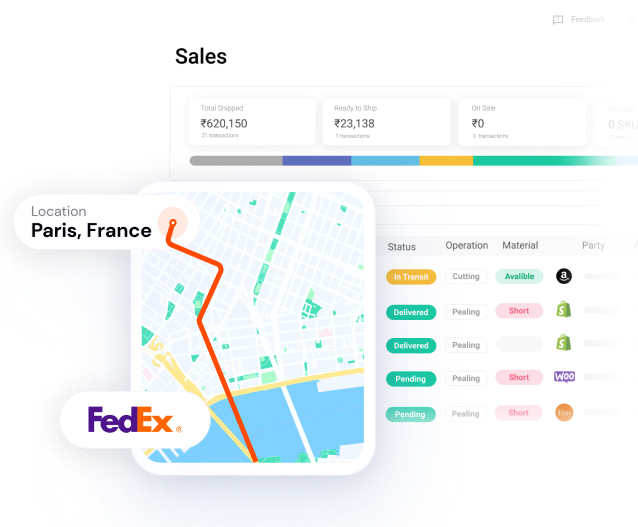 shipping goods and services