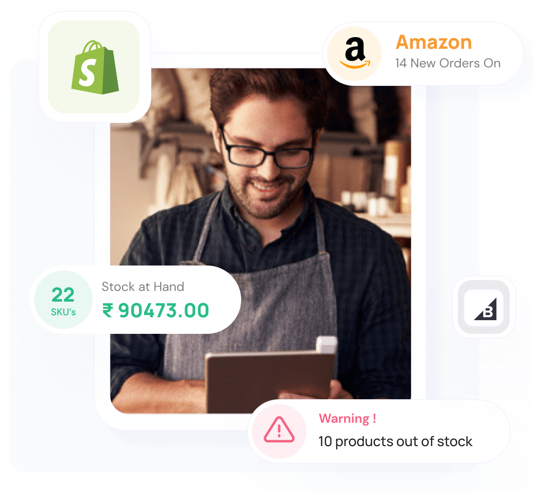 accept online orders from all online stores in one place